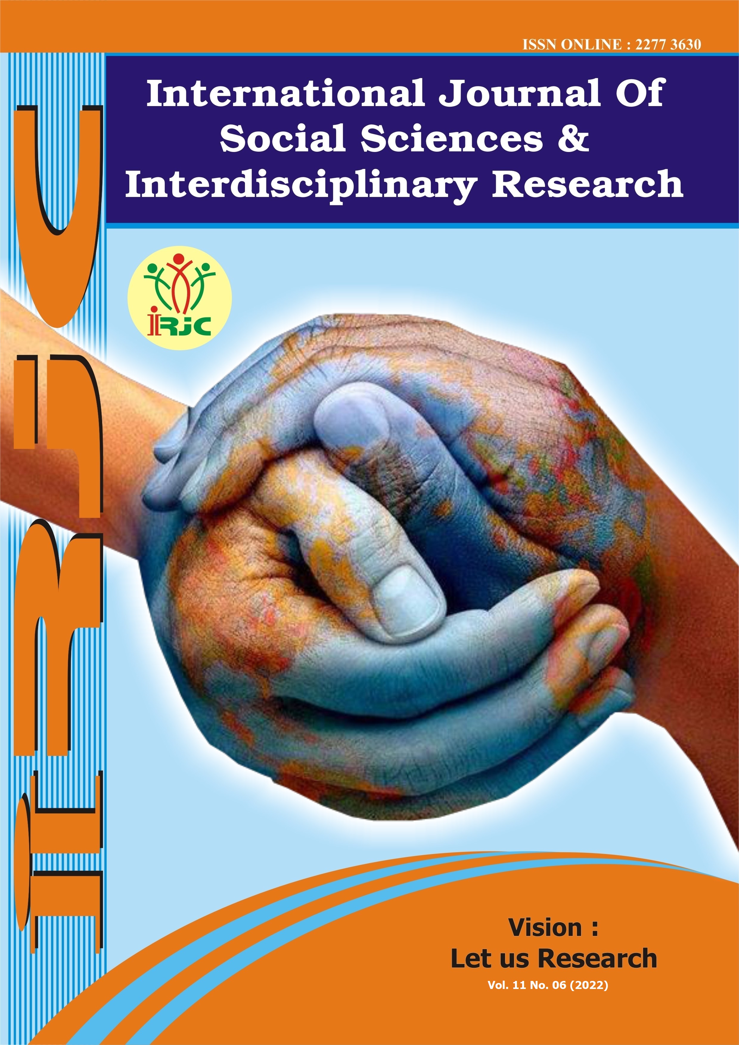 					View Vol. 11 No. 09 (2022):  INTERNATIONAL JOURNAL OF SOCIAL SCIENCE & INTERDISCIPLINARY RESEARCH
				